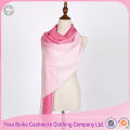 Most popular simple design lady's 100% wool scarf wholesale